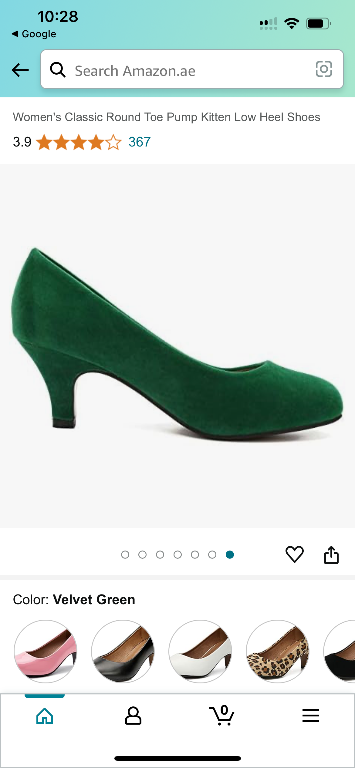 Women's Classic Round Toe Pump Kitten Low Heel Shoes