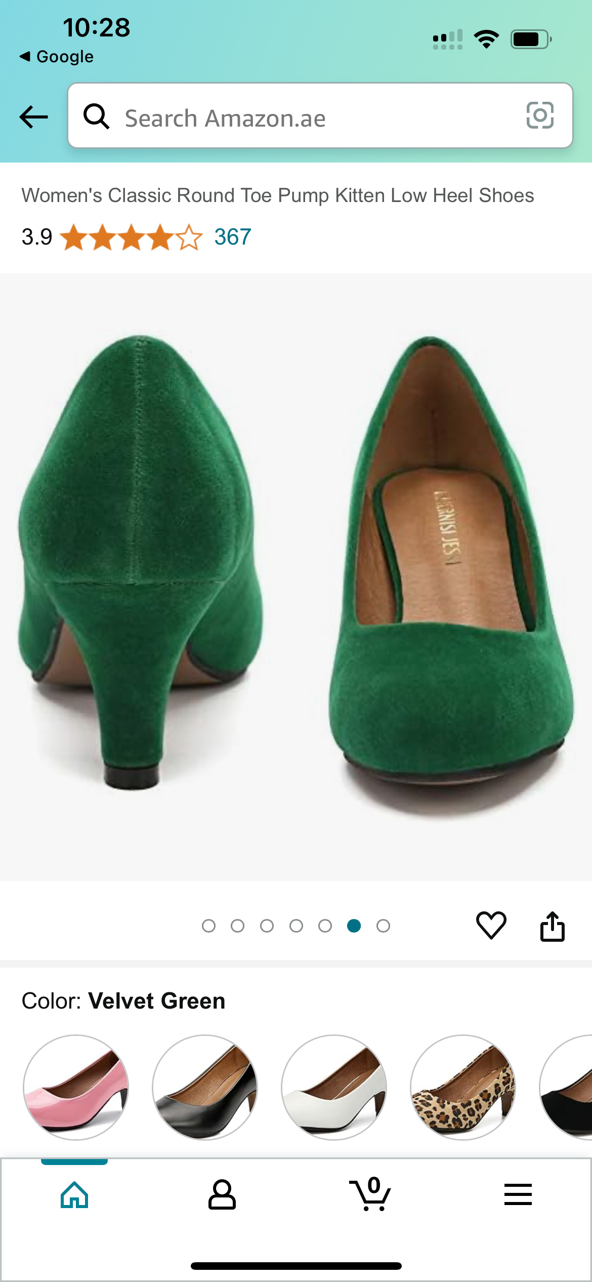 Women's Classic Round Toe Pump Kitten Low Heel Shoes