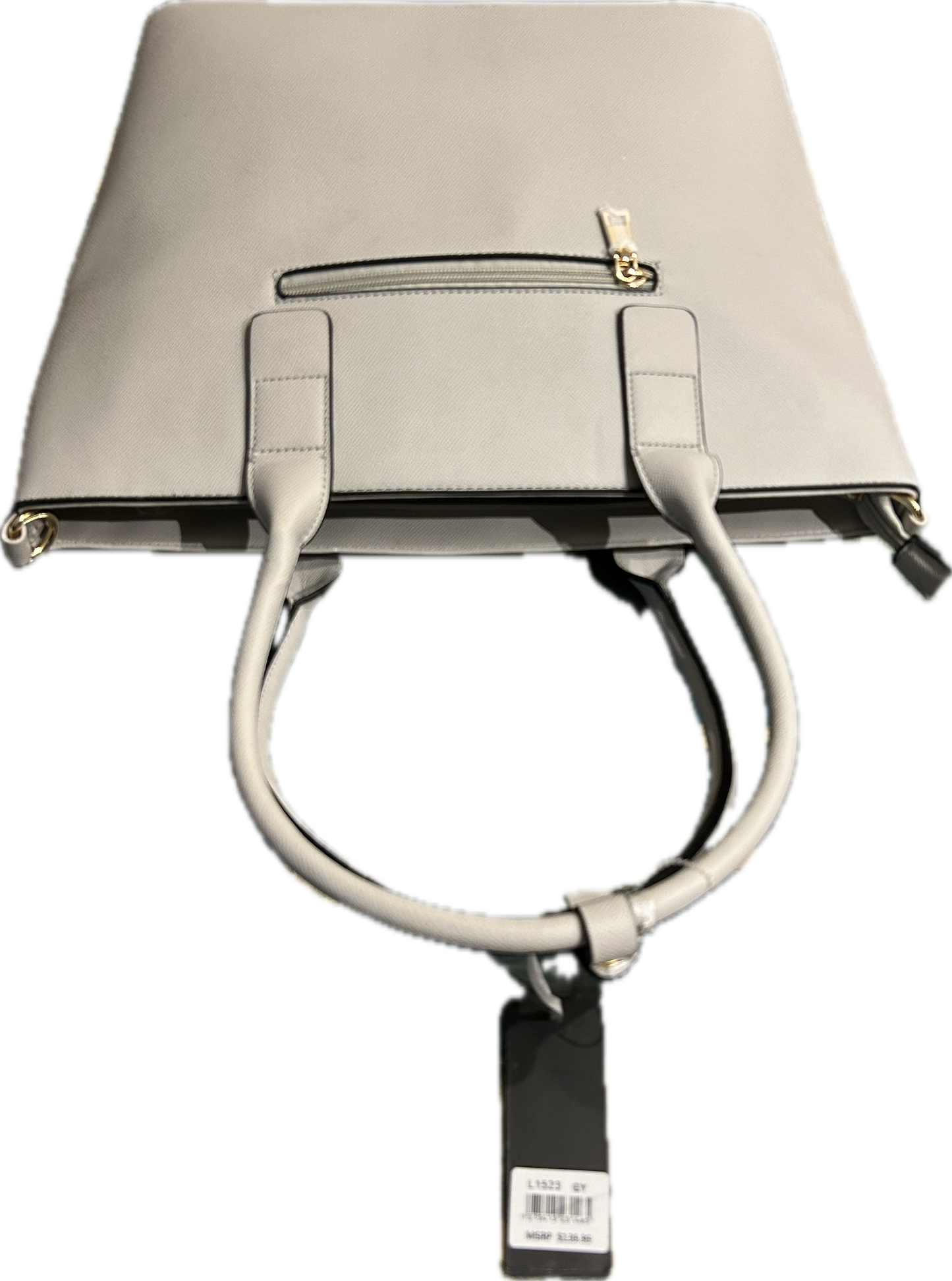 Shoulder Strap can be attached. Two inside zipper pockets.