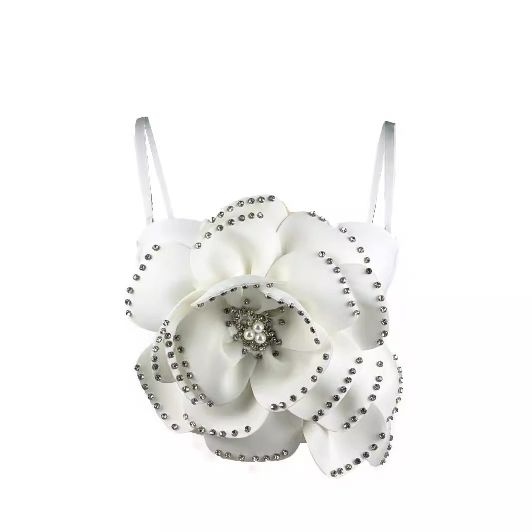 Design Sense Fishbone Bra Hot Girl Outer Wear Sweet Spaghetti-strap