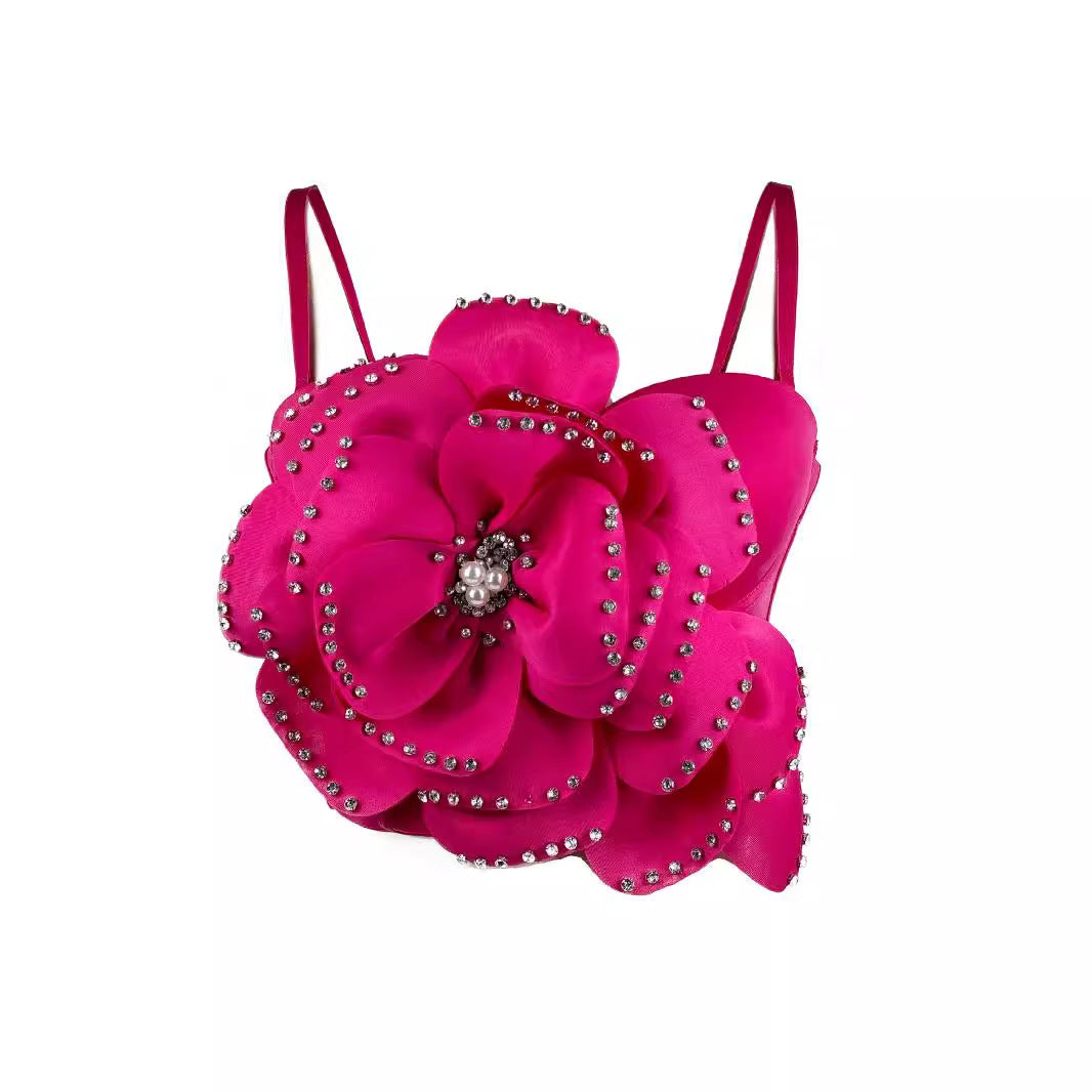 Design Sense Fishbone Bra Hot Girl Outer Wear Sweet Spaghetti-strap